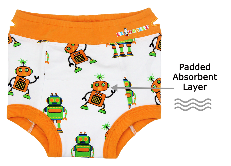 NIP Ez Undeez Toddler Underwear Potty Training Briefs, 4T