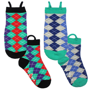 Argyle Kids Socks-2pk