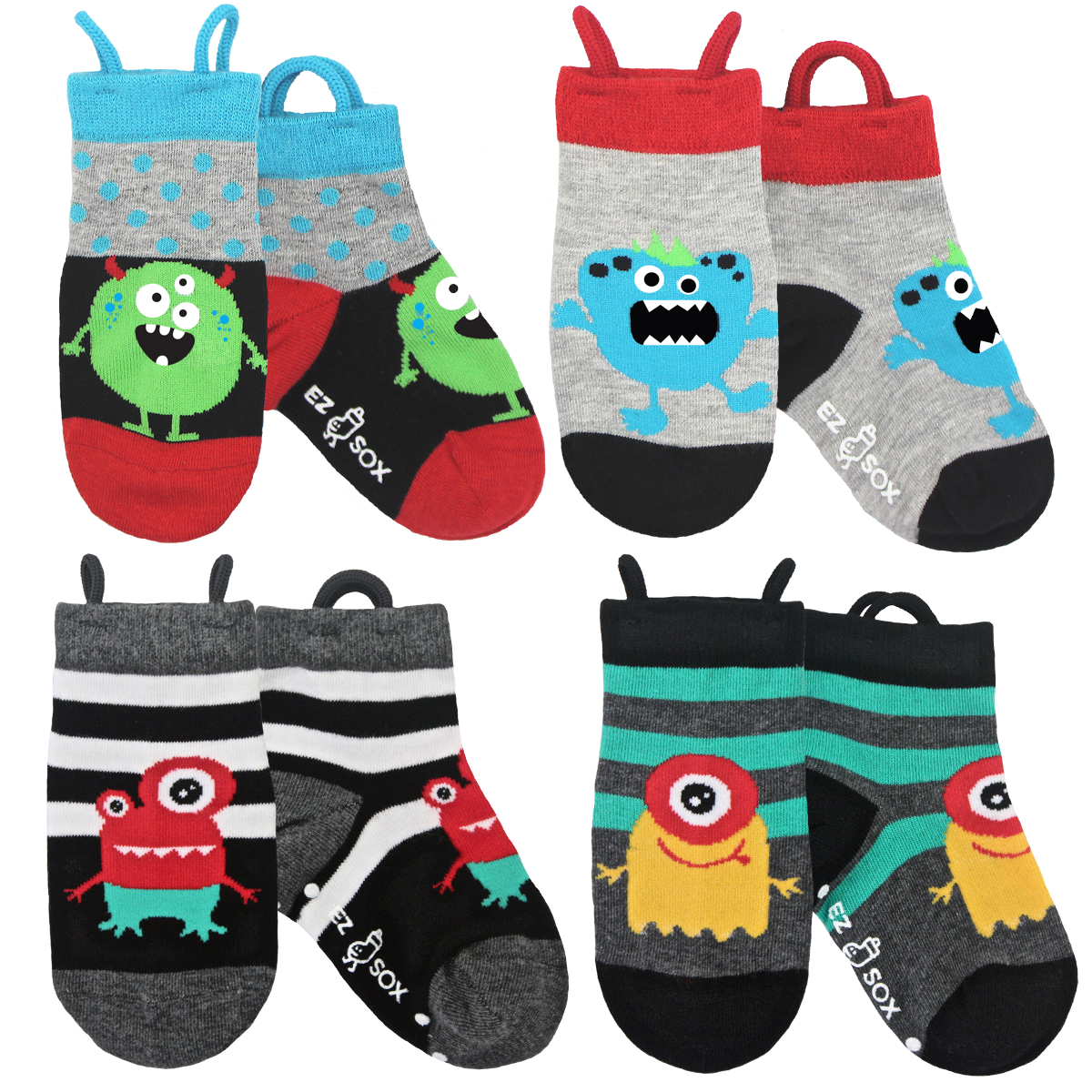 Monster Socks-4pk